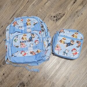 Pottery Barn Kids Paw Patrol Mackenzie Backpack and Lunchbox